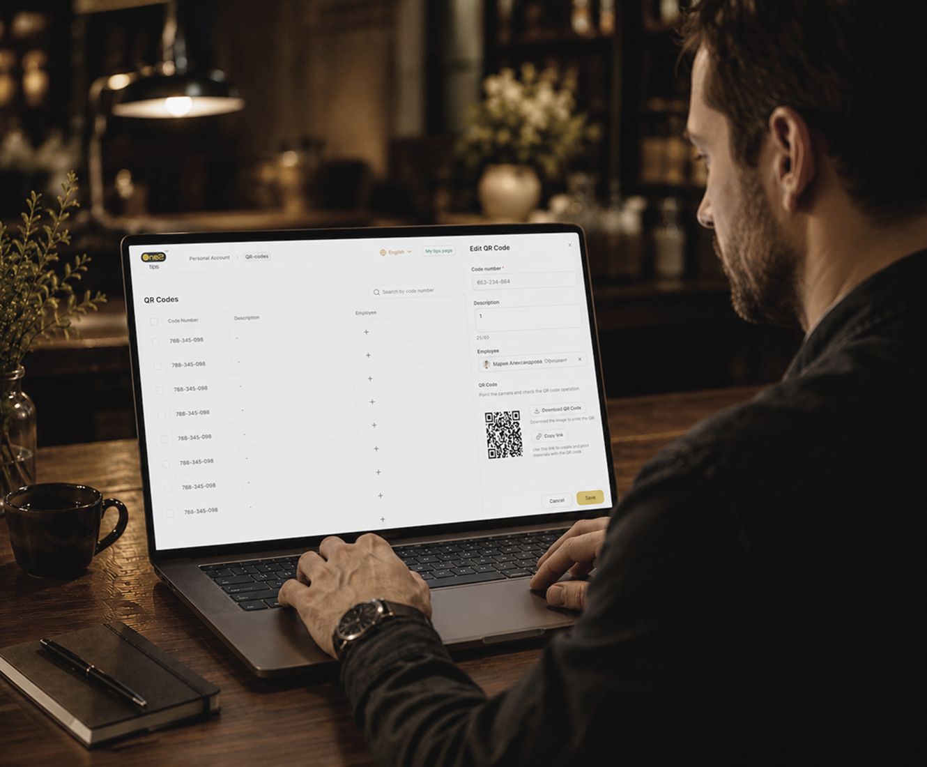 Universal QR codes: flexible management without reprinting